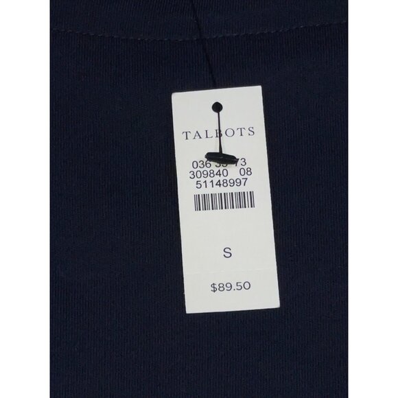 Talbots Navy Bow Cuff Dress | NWT | Small - Picture 4 of 8